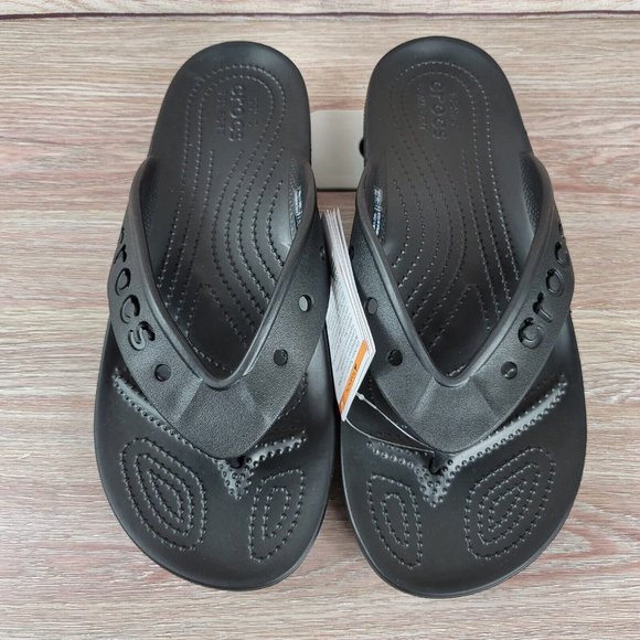NEW Crocs Baya II Sandals Men's Size 12 Flip Flop Waterproof Thong Comfort Slide - Picture 2 of 9